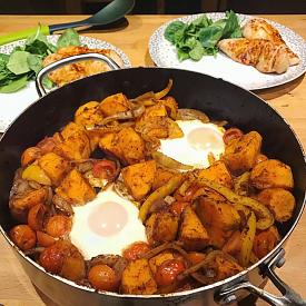 Spicy sweet potatoes and egg recipe-pot1.jpeg
